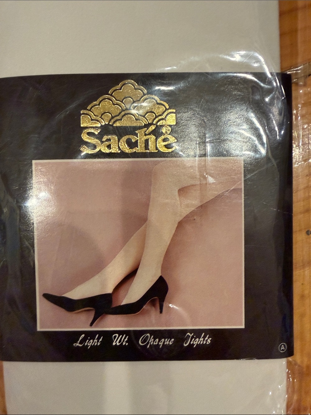 Vintage NOS Deadstock Sache lightweight opaque tights